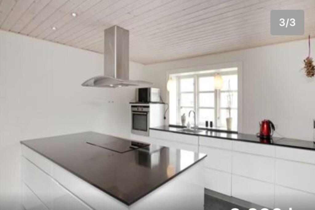 Dejligt Stort Hus Med Spa Ålbæk Exteriér fotografie